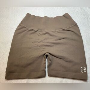 Bombshell Sportswear Cheeky Seamless Shorts in Beachwood